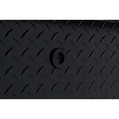 Weather Guard Side Mount Tool Box 56x17x13 Gloss Black Aluminum Low Profile Model 178-5-04