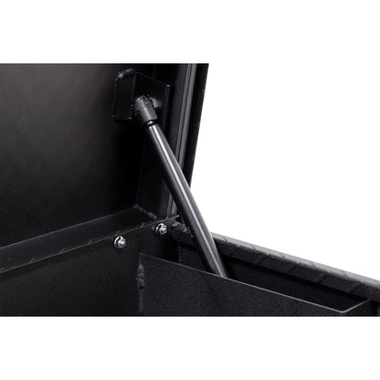 Weather Guard Side Mount Tool Box 56x17x13 Textured Matte Black Aluminum Low Profile Model 178-52-04