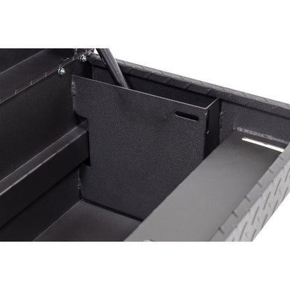 Weather Guard Side Mount Tool Box 56x17x13 Textured Matte Black Aluminum Low Profile Model 178-52-04
