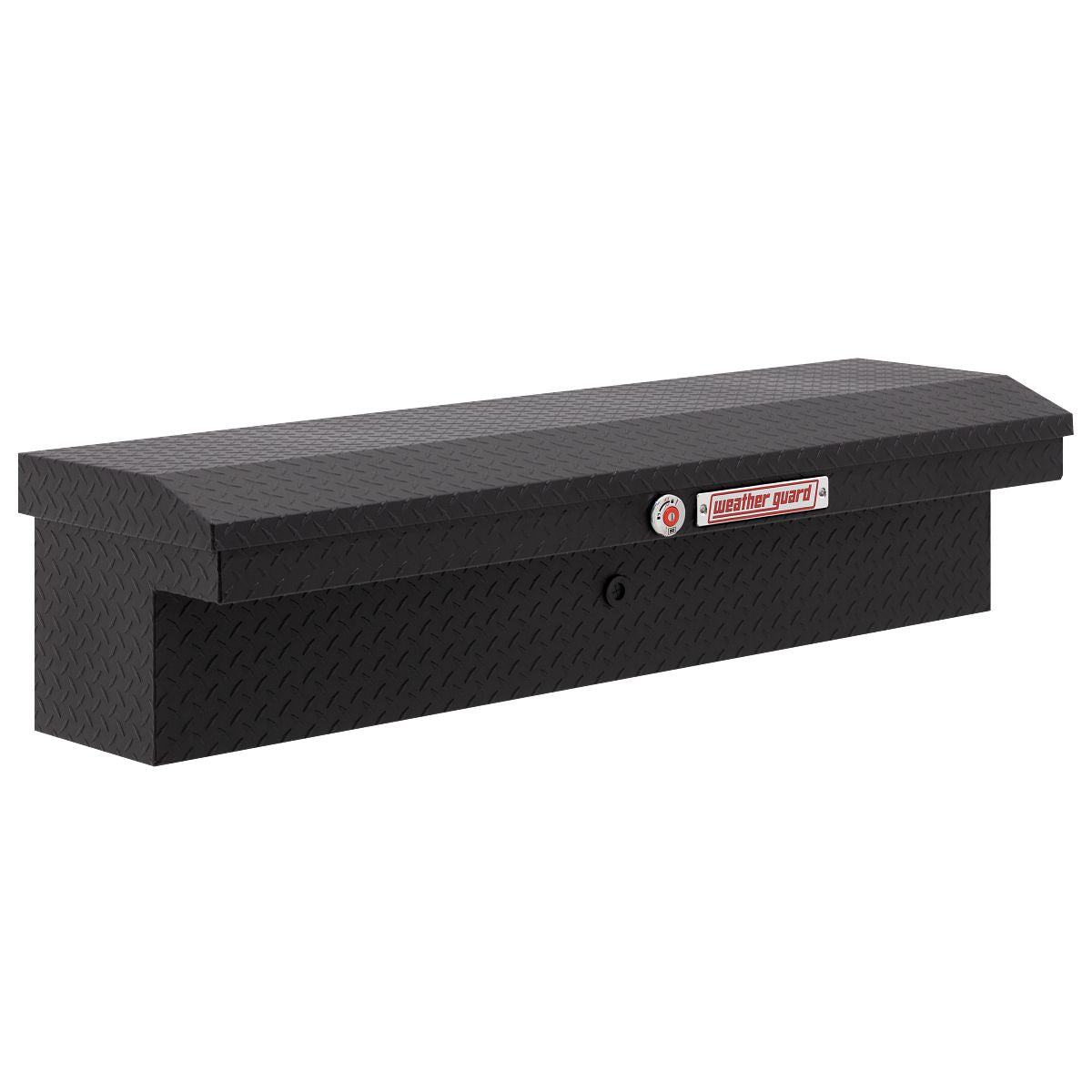 Weather Guard Side Mount Tool Box 56x17x13 Textured Matte Black Aluminum Low Profile Model 178-52-04