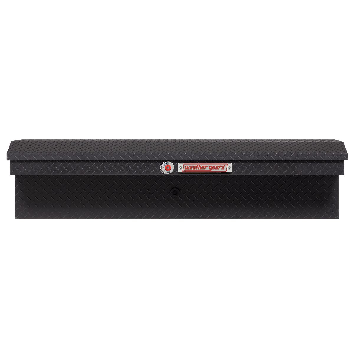 Weather Guard Side Mount Tool Box 56x17x13 Textured Matte Black Aluminum Low Profile Model 178-52-04