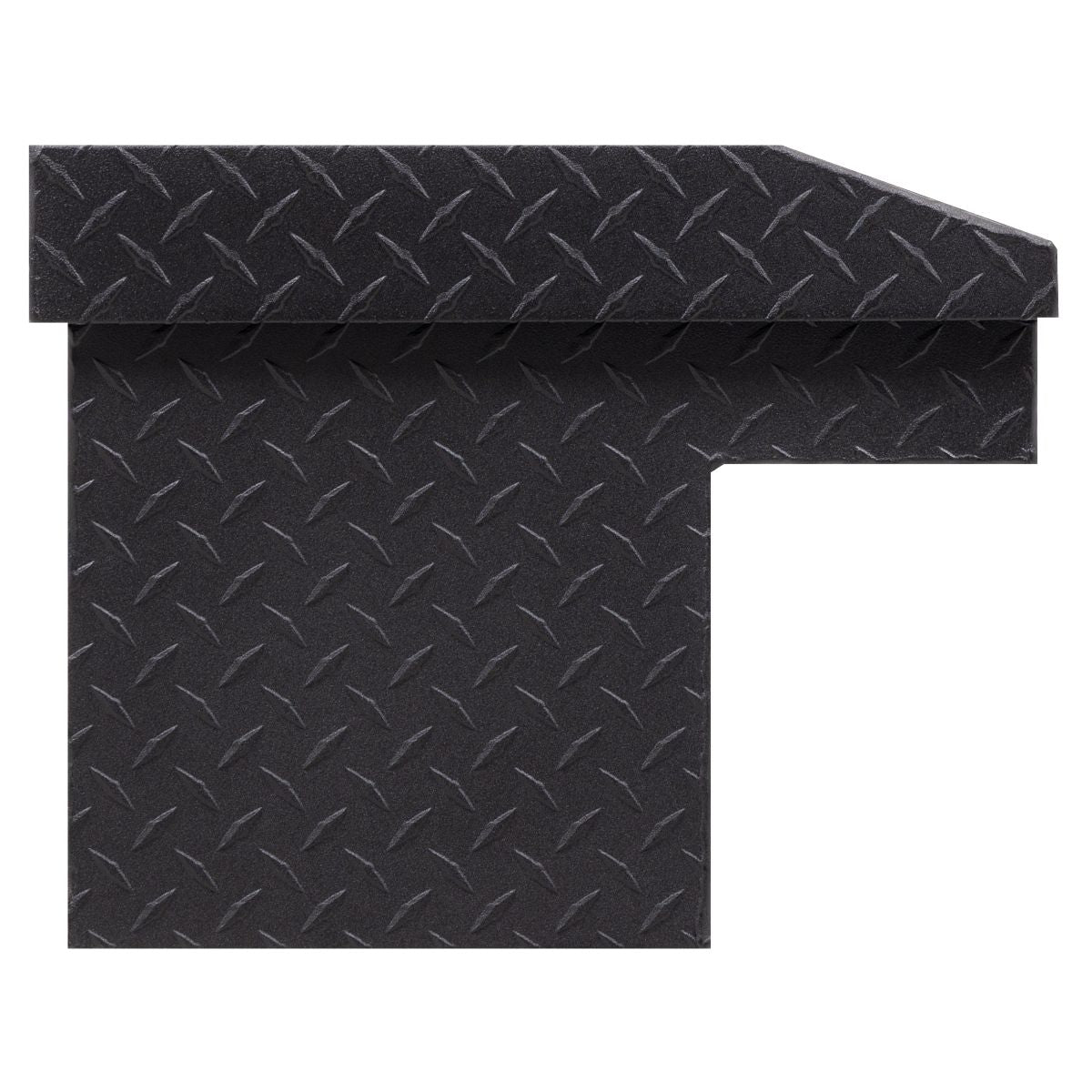 Weather Guard Side Mount Tool Box 56x17x13 Textured Matte Black Aluminum Low Profile Model 178-52-04