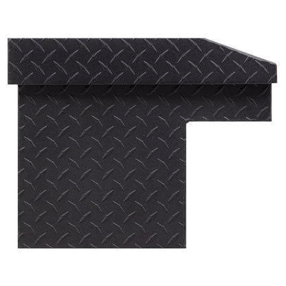Weather Guard Side Mount Tool Box 56x17x13 Textured Matte Black Aluminum Low Profile Model 178-52-04