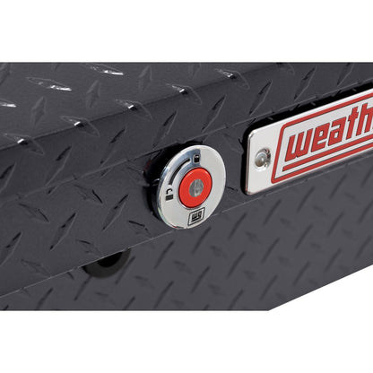 Weather Guard Side Mount Tool Box 56x17x13 Gun Metal Gray Aluminum Low Profile Model 178-6-04