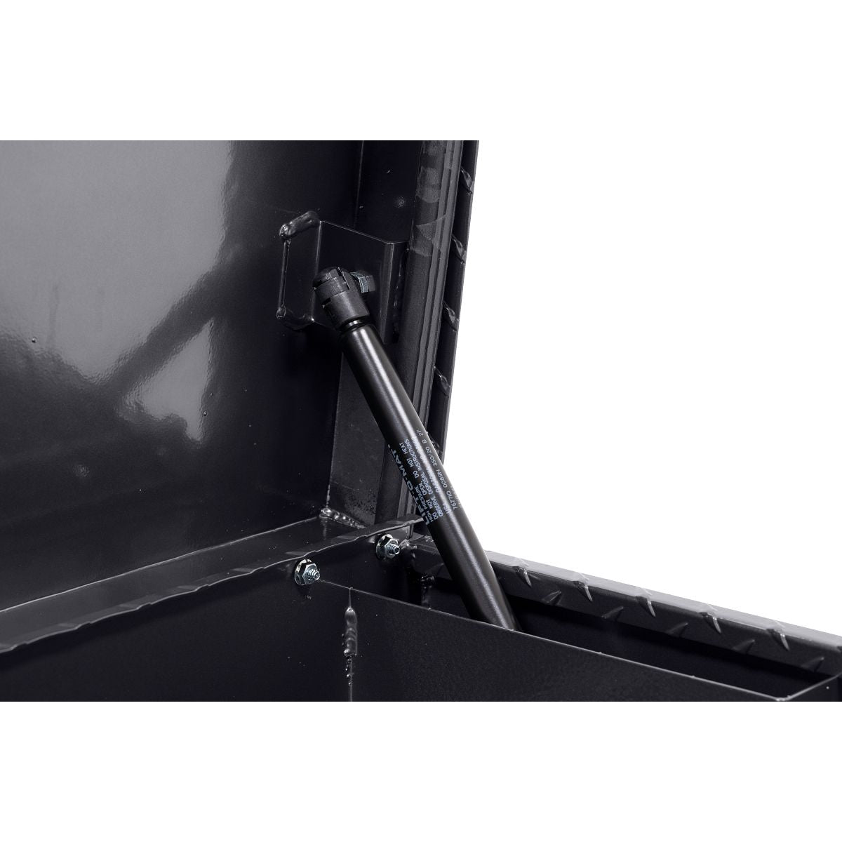 Weather Guard Side Mount Tool Box 56x17x13 Gun Metal Gray Aluminum Low Profile Model 178-6-04