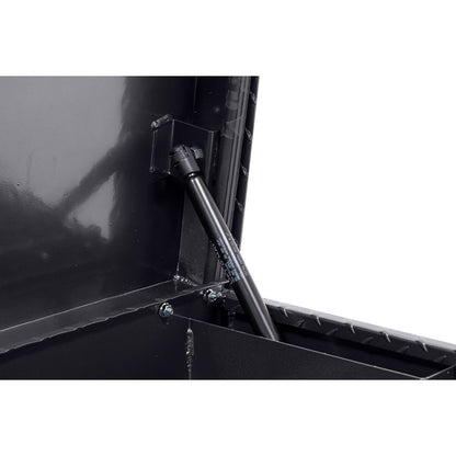 Weather Guard Side Mount Tool Box 56x17x13 Gun Metal Gray Aluminum Low Profile Model 178-6-04