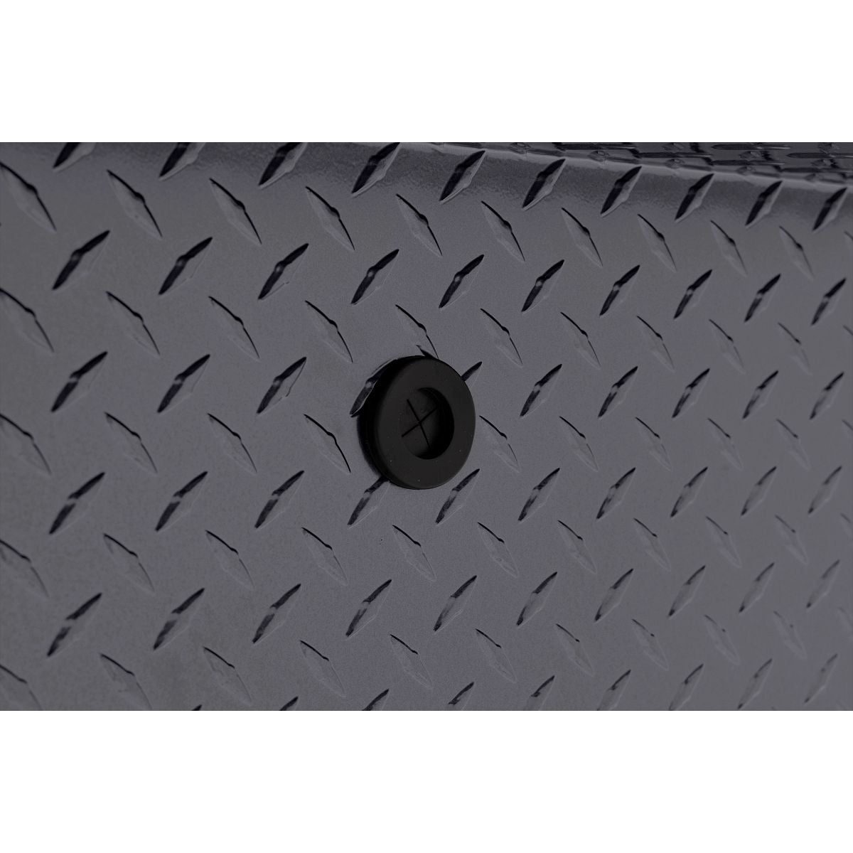 Weather Guard Side Mount Tool Box 56x17x13 Gun Metal Gray Aluminum Low Profile Model 178-6-04