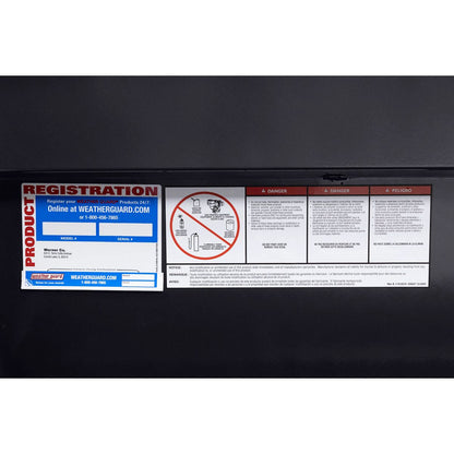Weather Guard Side Mount Tool Box 56x17x13 Gun Metal Gray Aluminum Low Profile Model 178-6-04