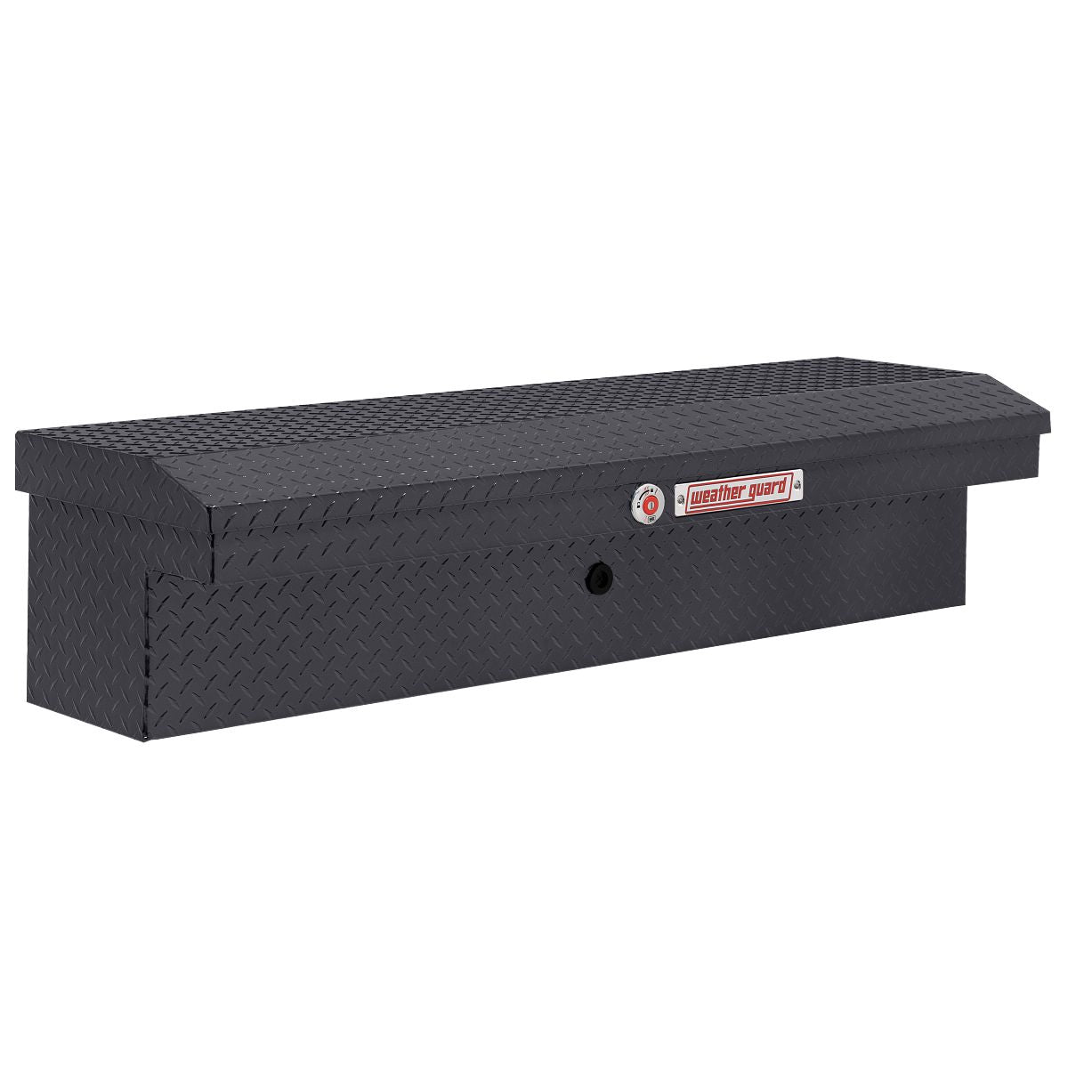 Weather Guard Side Mount Tool Box 56x17x13 Gun Metal Gray Aluminum Low Profile Model 178-6-04