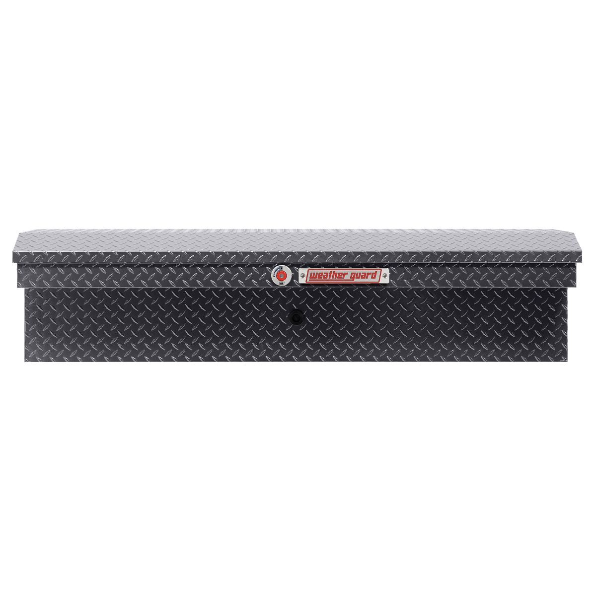 Weather Guard Side Mount Tool Box 56x17x13 Gun Metal Gray Aluminum Low Profile Model 178-6-04