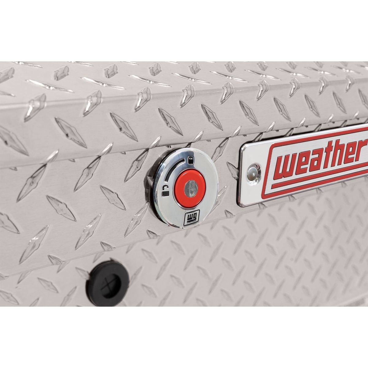 Weather Guard Side Mount Tool Box 41x17x13 Aluminum Low Profile Model 180-0-04