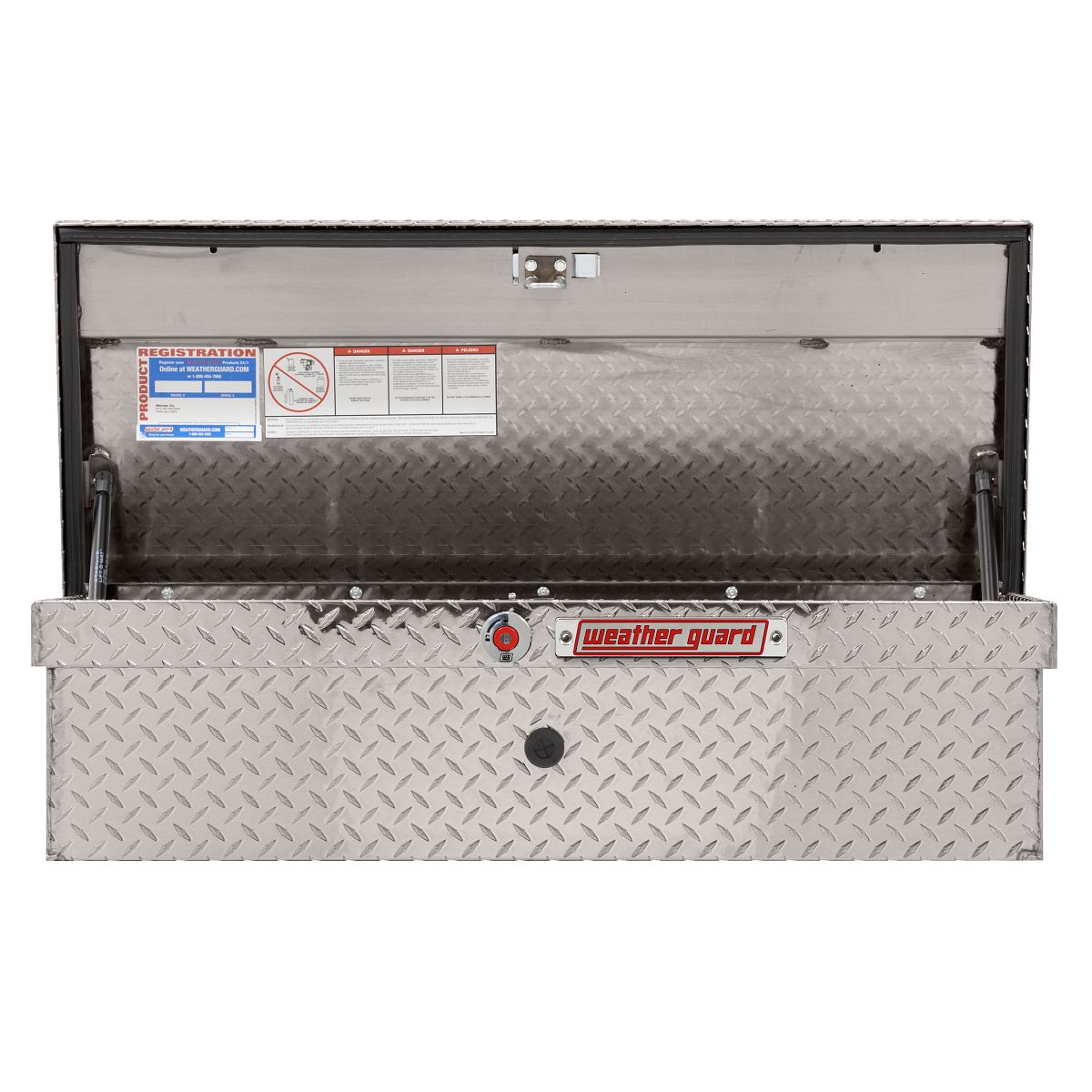Weather Guard Side Mount Tool Box 41x17x13 Aluminum Low Profile Model 180-0-04