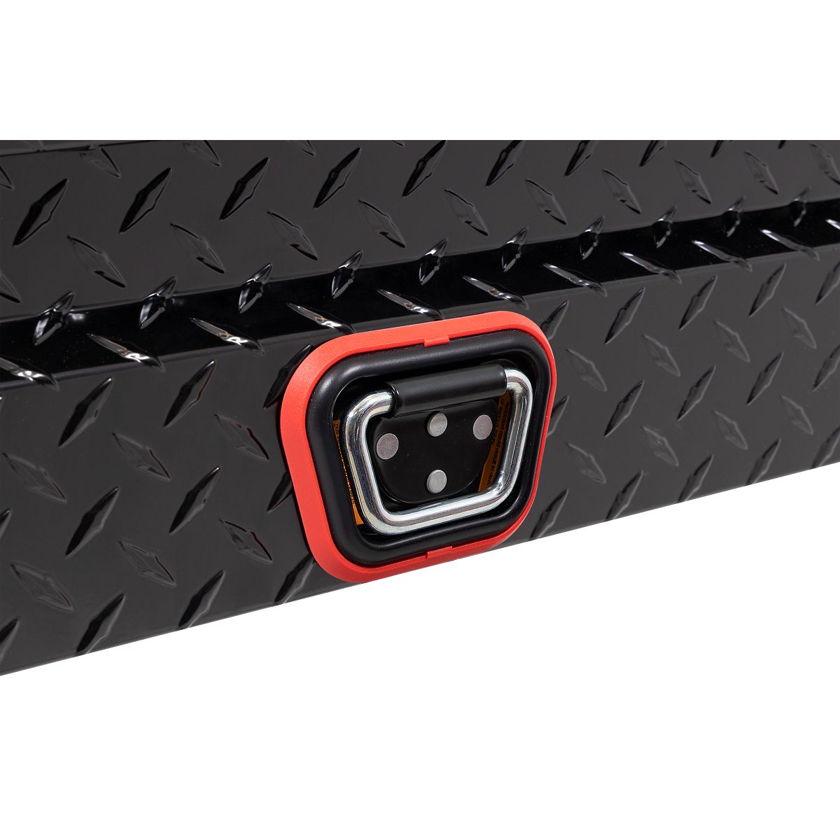 Weather Guard Side Mount Tool Box 41x17x13 Gloss Black Aluminum Low Profile Model 180-5-04