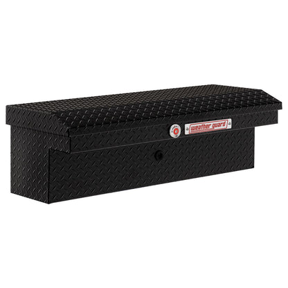 Weather Guard Side Mount Tool Box 41x17x13 Gloss Black Aluminum Low Profile Model 180-5-04