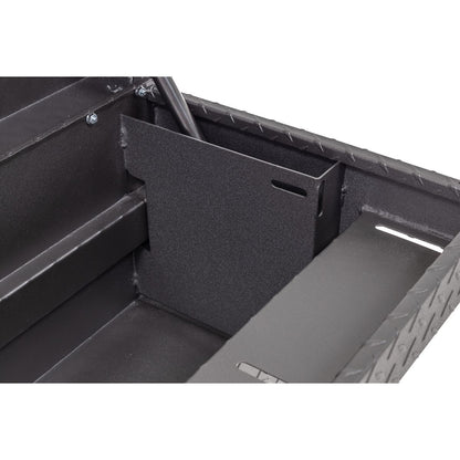 Weather Guard Side Mount Tool Box 41x17x13 Textured Matte Black Aluminum Low Profile Model 180-52-04