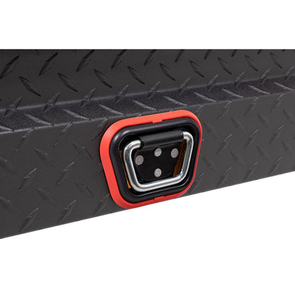 Weather Guard Side Mount Tool Box 41x17x13 Textured Matte Black Aluminum Low Profile Model 180-52-04