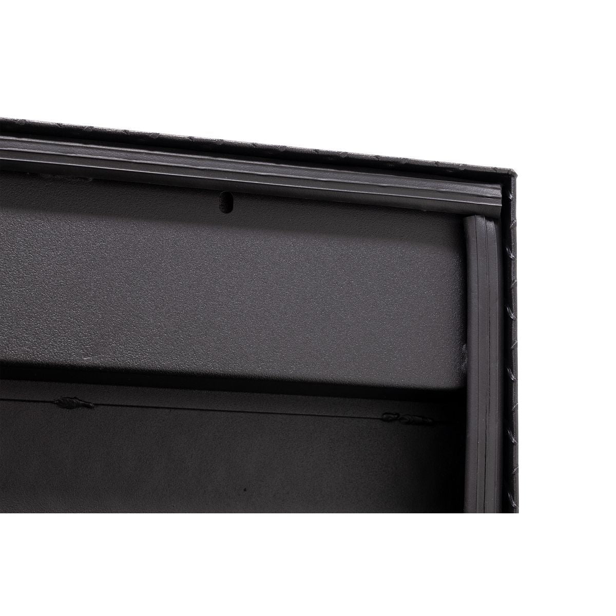 Weather Guard Side Mount Tool Box 41x17x13 Textured Matte Black Aluminum Low Profile Model 180-52-04