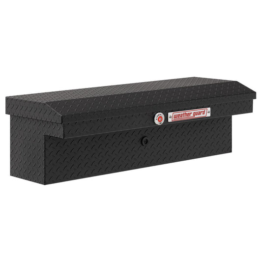 Weather Guard Side Mount Tool Box 41x17x13 Textured Matte Black Aluminum Low Profile Model 180-52-04