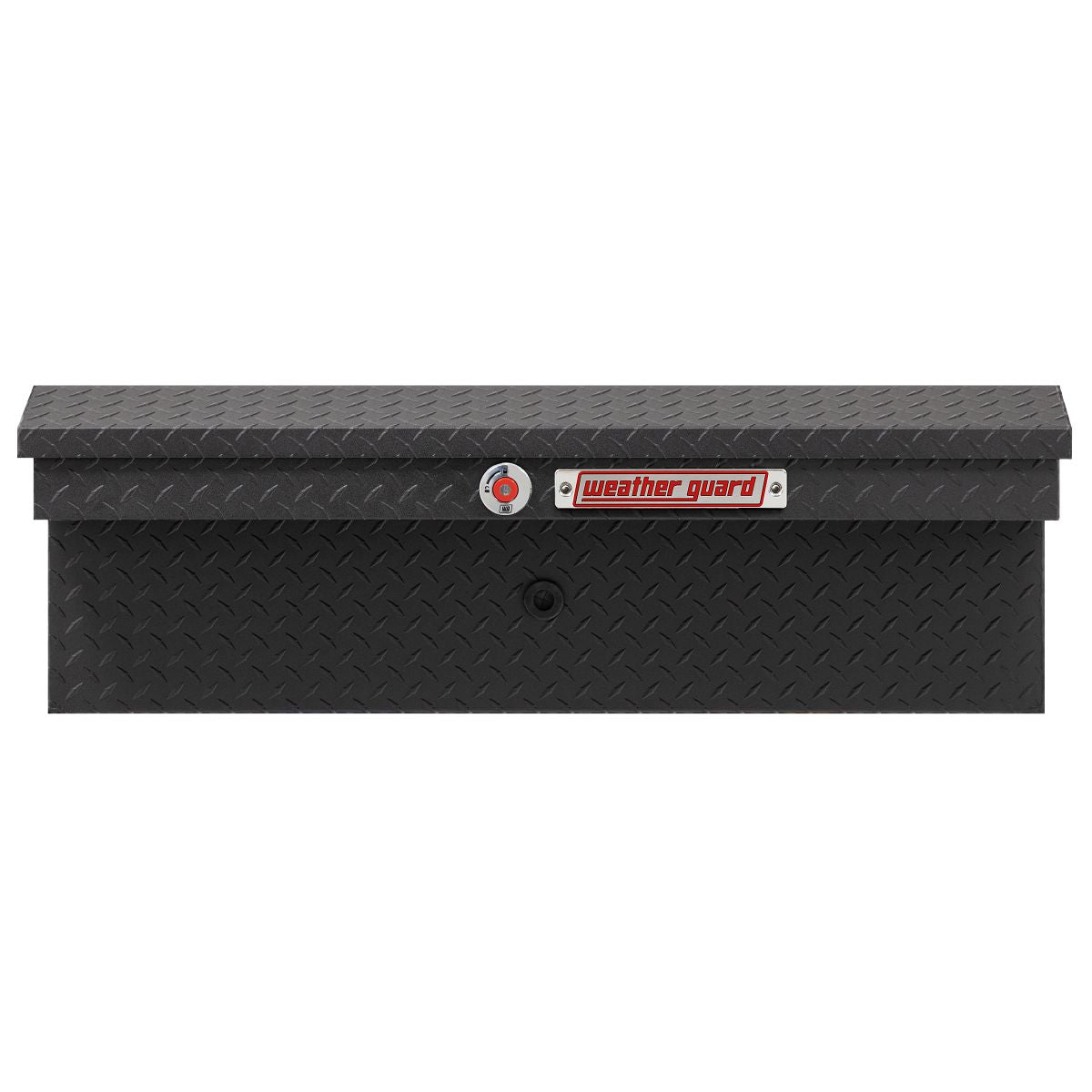 Weather Guard Side Mount Tool Box 41x17x13 Textured Matte Black Aluminum Low Profile Model 180-52-04