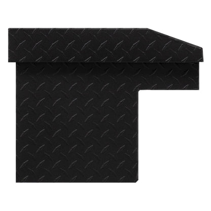 Weather Guard Side Mount Tool Box 41x17x13 Textured Matte Black Aluminum Low Profile Model 180-52-04