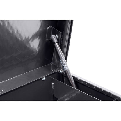 Weather Guard Side Mount Tool Box 41x17x13 Gun Metal Gray Aluminum Low Profile Model 180-6-04