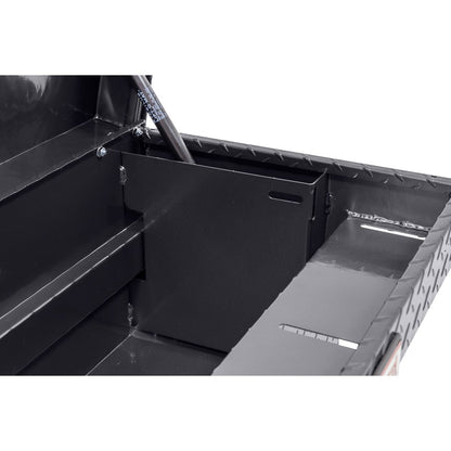 Weather Guard Side Mount Tool Box 41x17x13 Gun Metal Gray Aluminum Low Profile Model 180-6-04
