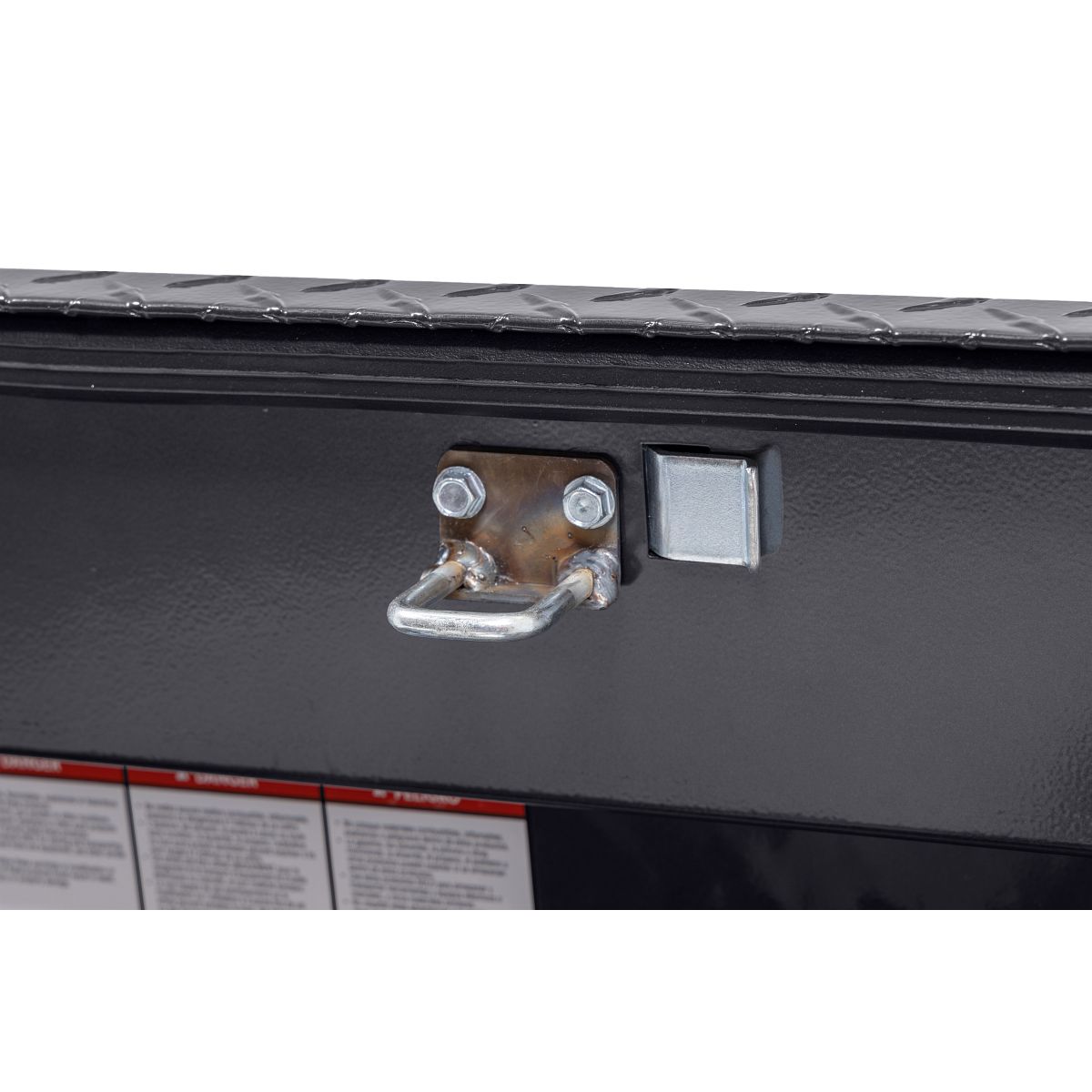 Weather Guard Side Mount Tool Box 41x17x13 Gun Metal Gray Aluminum Low Profile Model 180-6-04