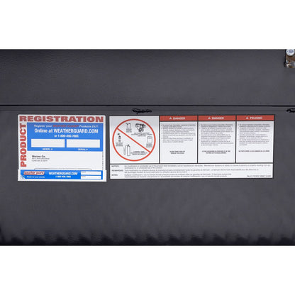 Weather Guard Side Mount Tool Box 41x17x13 Gun Metal Gray Aluminum Low Profile Model 180-6-04