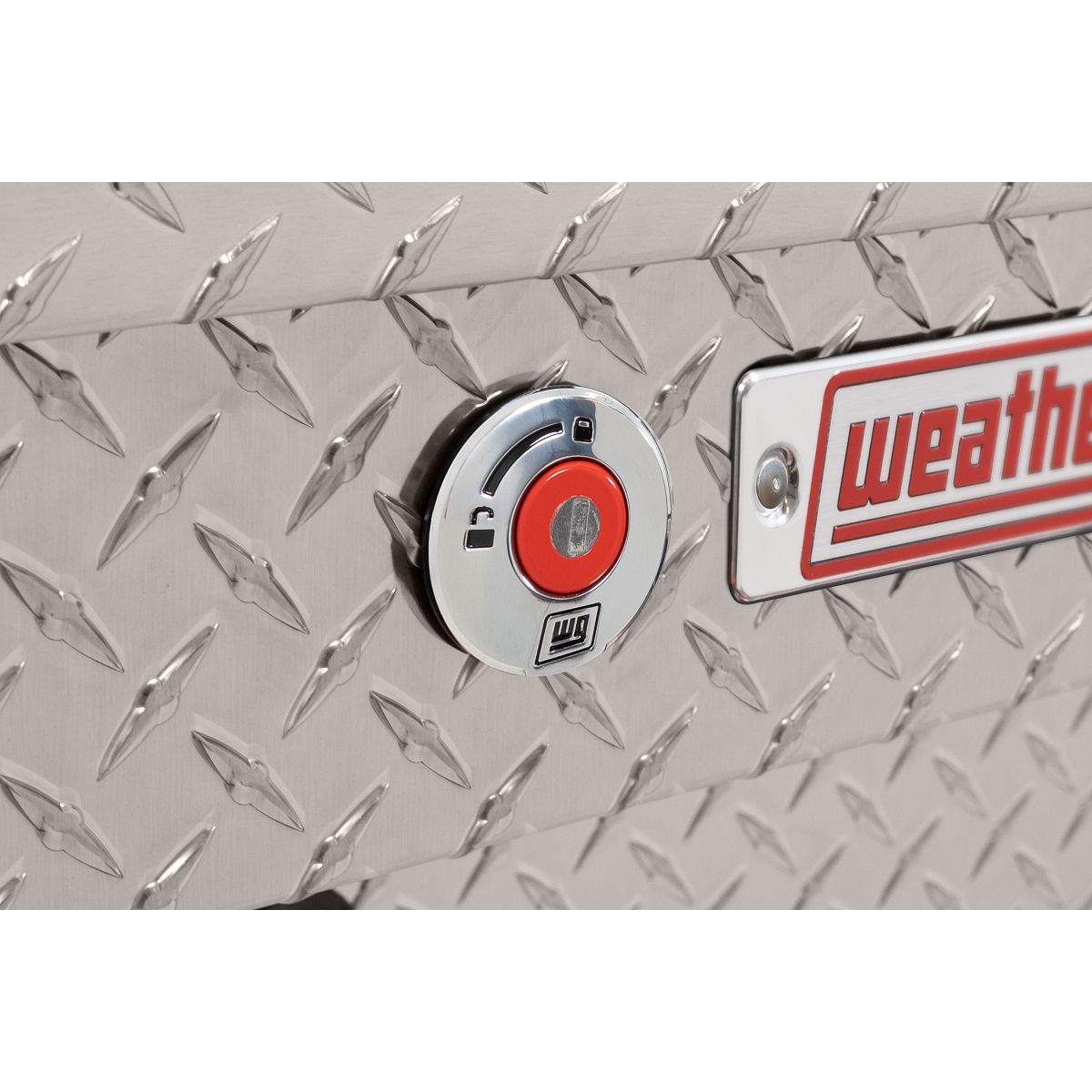 Weather Guard Side Mount Tool Box 41x17x13 Aluminum Standard Model 184-0-04
