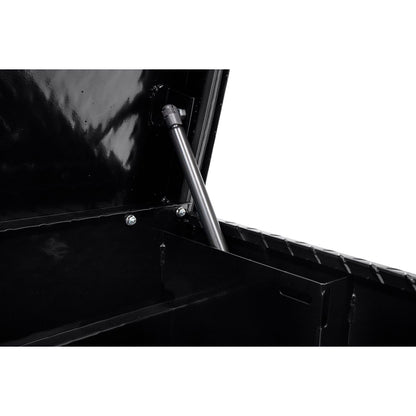 Weather Guard Side Mount Tool Box 41x17x13 Gloss Black Aluminum Standard Model 184-5-04