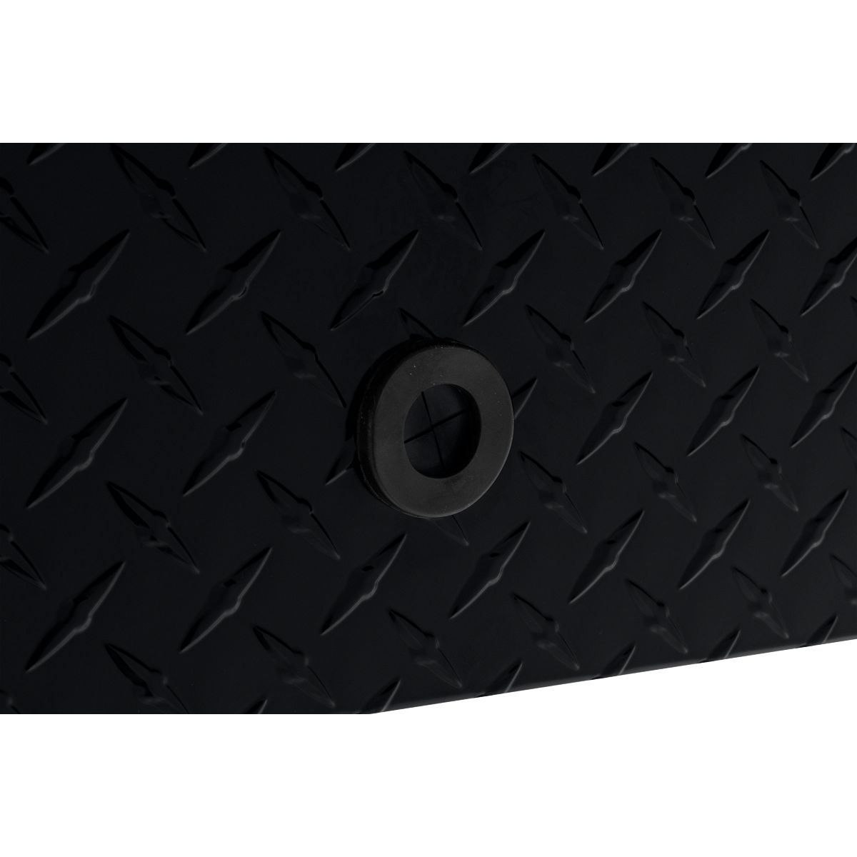 Weather Guard Side Mount Tool Box 41x17x13 Gloss Black Aluminum Standard Model 184-5-04