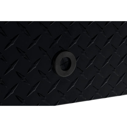 Weather Guard Side Mount Tool Box 41x17x13 Gloss Black Aluminum Standard Model 184-5-04