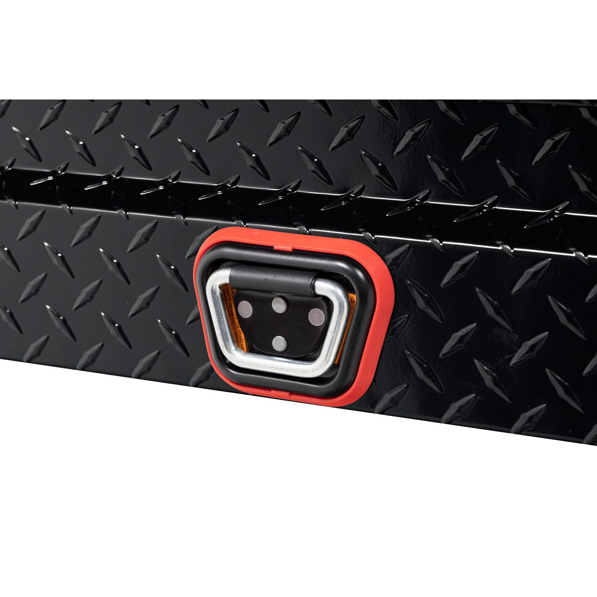 Weather Guard Side Mount Tool Box 41x17x13 Gloss Black Aluminum Standard Model 184-5-04