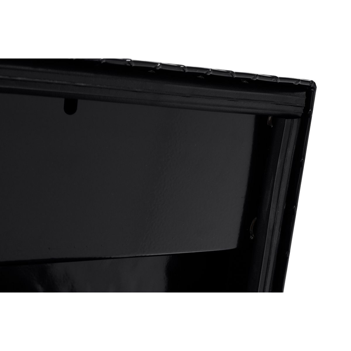Weather Guard Side Mount Tool Box 41x17x13 Gloss Black Aluminum Standard Model 184-5-04