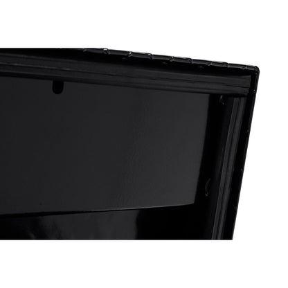 Weather Guard Side Mount Tool Box 41x17x13 Gloss Black Aluminum Standard Model 184-5-04
