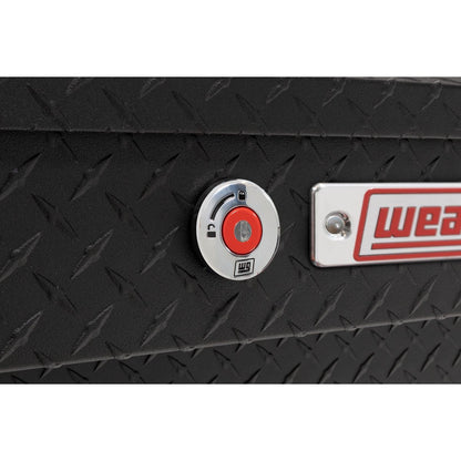 Weather Guard Side Mount Tool Box 41x17x13 Textured Matte Black Aluminum Standard Model 184-52-04