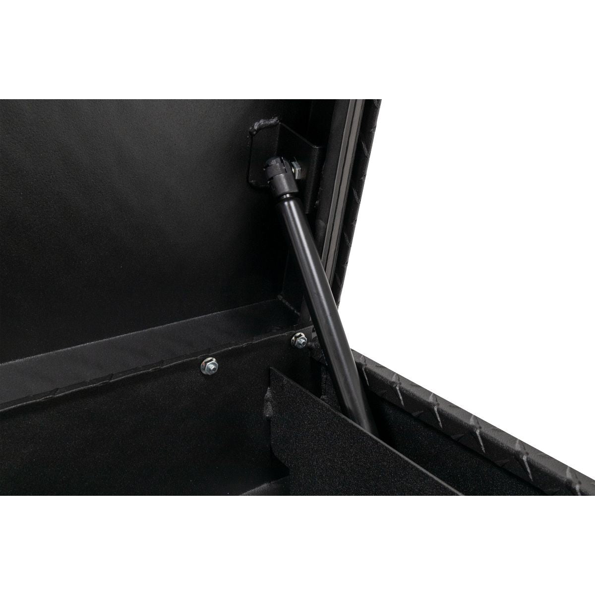 Weather Guard Side Mount Tool Box 41x17x13 Textured Matte Black Aluminum Standard Model 184-52-04