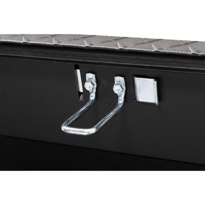 Weather Guard Side Mount Tool Box 41x17x13 Textured Matte Black Aluminum Standard Model 184-52-04