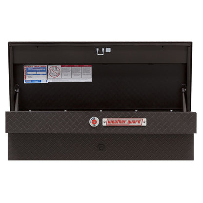 Weather Guard Side Mount Tool Box 41x17x13 Textured Matte Black Aluminum Standard Model 184-52-04