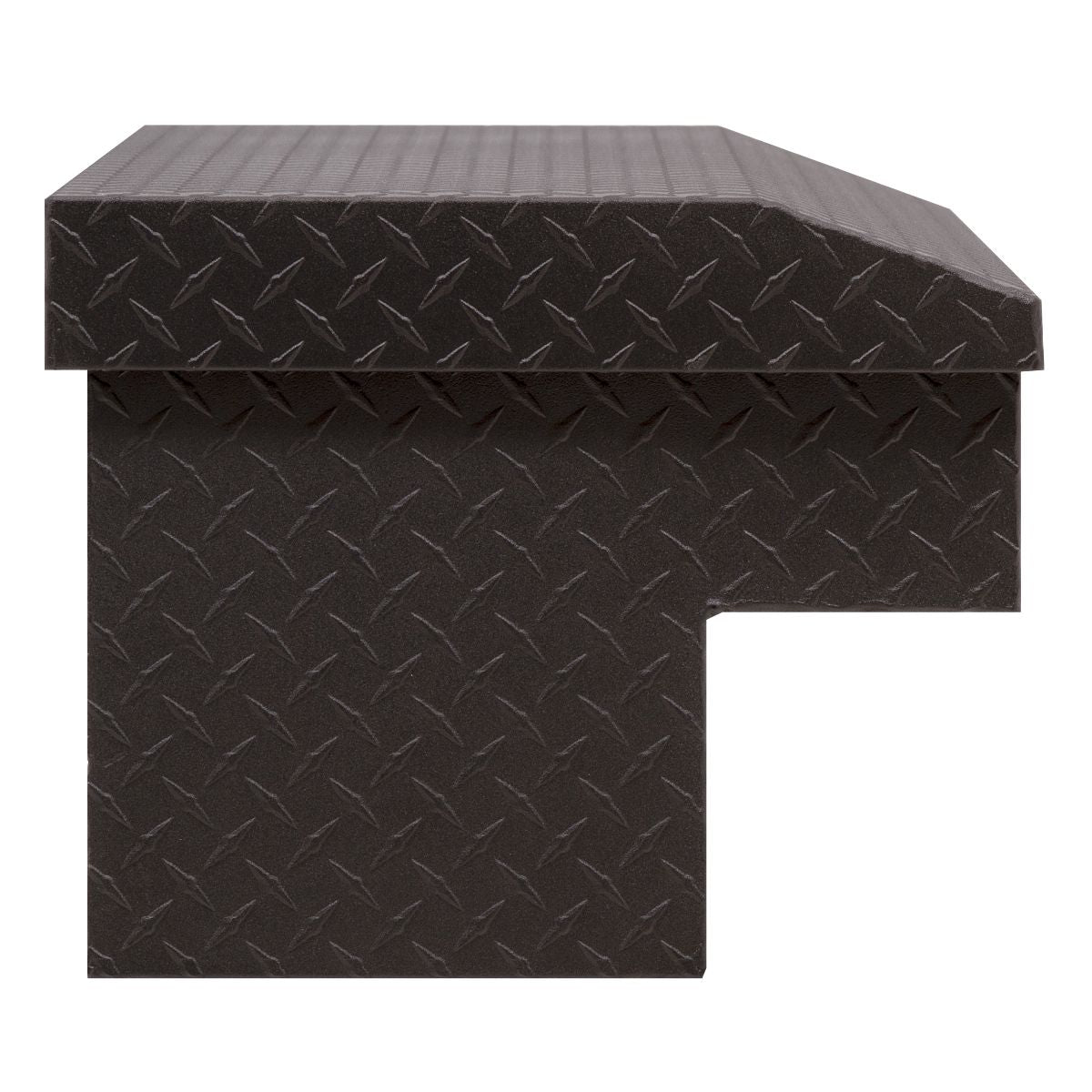 Weather Guard Side Mount Tool Box 41x17x13 Textured Matte Black Aluminum Standard Model 184-52-04