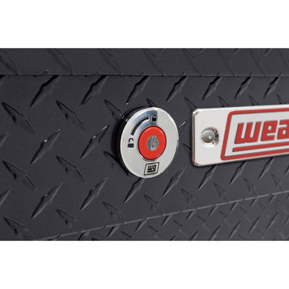 Weather Guard Side Mount Tool Box 41x17x13 Gun Metal Gray Aluminum Standard Model 184-6-04