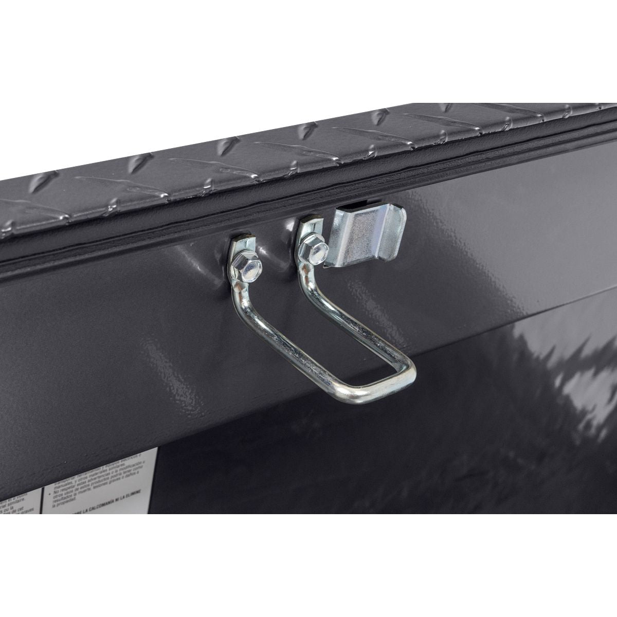 Weather Guard Side Mount Tool Box 41x17x13 Gun Metal Gray Aluminum Standard Model 184-6-04