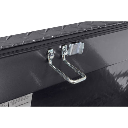 Weather Guard Side Mount Tool Box 41x17x13 Gun Metal Gray Aluminum Standard Model 184-6-04