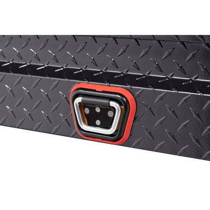 Weather Guard Side Mount Tool Box 41x17x13 Gun Metal Gray Aluminum Standard Model 184-6-04