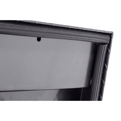 Weather Guard Side Mount Tool Box 41x17x13 Gun Metal Gray Aluminum Standard Model 184-6-04