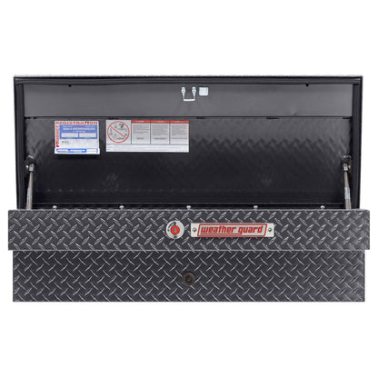 Weather Guard Side Mount Tool Box 41x17x13 Gun Metal Gray Aluminum Standard Model 184-6-04