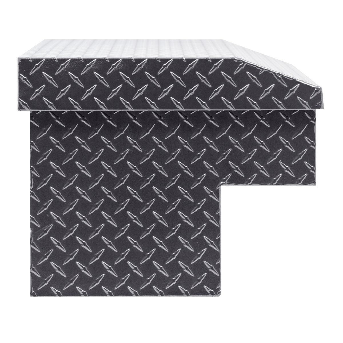 Weather Guard Side Mount Tool Box 41x17x13 Gun Metal Gray Aluminum Standard Model 184-6-04