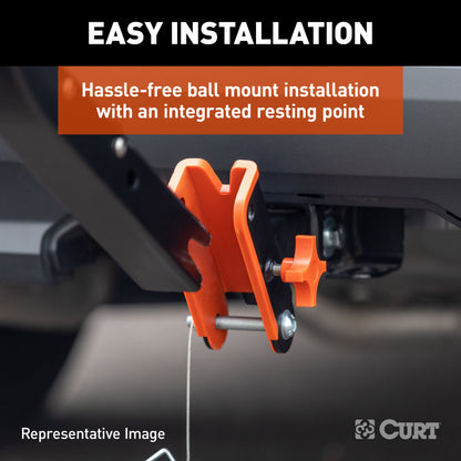 CURT ActiveLink Ball Mount, 2" Ball, 3,500 lbs. GTW - 18416