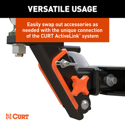 CURT ActiveLink Ball Mount, 2" Ball, 3,500 lbs. GTW - 18416