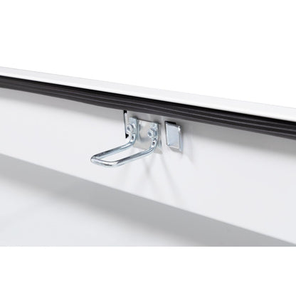 Weather Guard Side Mount Tool Box 41x17x13 White Steel Standard Model 185-3-04